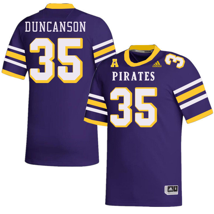 Men #35 Ayden Duncanson ECU Pirates College Football Jerseys Stitched-Throwback